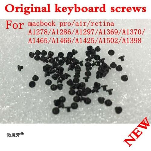 500pcs/Lot NEW Keyboard Screw Screws For Macbook Air Pro Retina A1369 A1466 A1370 A1465 A1278 A1286 A1297 A1425 A1502 A1398