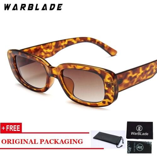 WarBLade Goggles Sunglasses Transparent Clear Lenses Glasses Vintage Small Rectangle Eyewear Fashion Classic Sun Glasses UV400