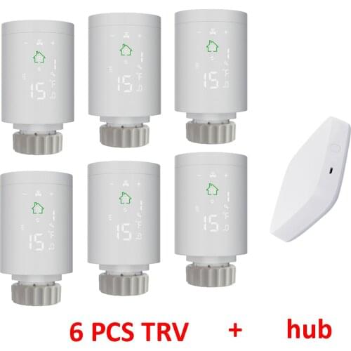Wi-Fi Smart Thermostatic Radiator Valve TRV Head 2 Years Warranty
