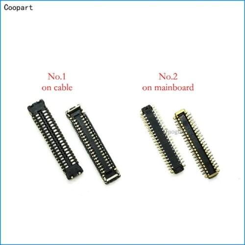 2pcs/lot Coopart New LCD display FPC Connector Port Plug on mainboard/cable for Xiaomi 10 10 pro/ Mi 10 pro