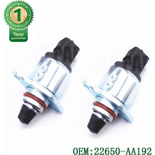 2xNEWtop QUALITY NEW Idle Air Control Valve Motor 22650-AA19C 22650AA19C 22650-AA192 fit for subaru for FORESTER IMPREZA LEGACY