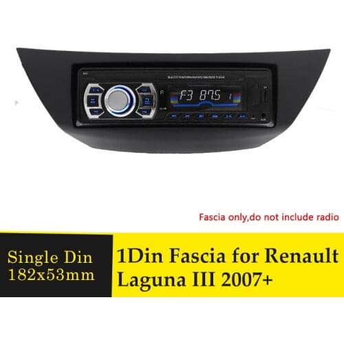 1 Din Car DVD CD Fascia for RENAULT Laguna III 2007+ Radio Stereo Fascia Panel Frame Media Player Adaptor Bezel Fitting Trim Kit