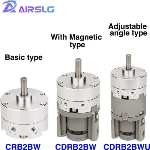 CRB2BW CDRB2BW CDRB2BWU Single blade rotating cylinder 10 15 20 30 40 -90S -180S -270S Pneumatic Rotary Actuator CDRB2BWU-20-90S