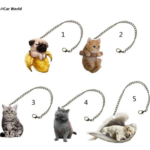 Decorative Hanging Ornaments Vehicle Rear View Mirror Pendants Keychain Home Decor for Creative Birthday Gifts 6XDB