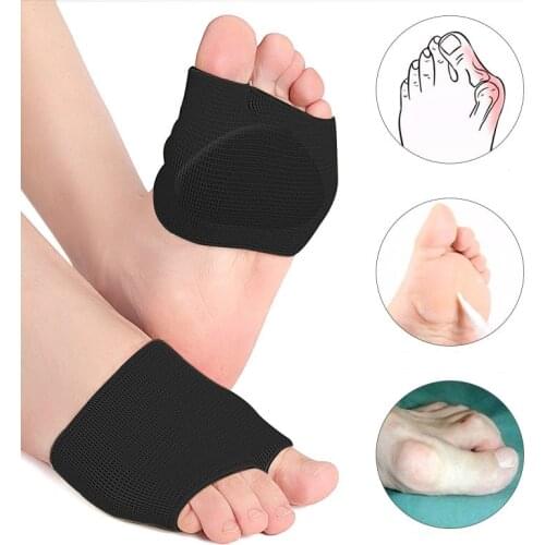 Forefoot Sleeve Pads Thicken Soft Metatarsal Half Toe Bunion Gel Cushion Sock Support Comfortable Ball of Foot Cushions