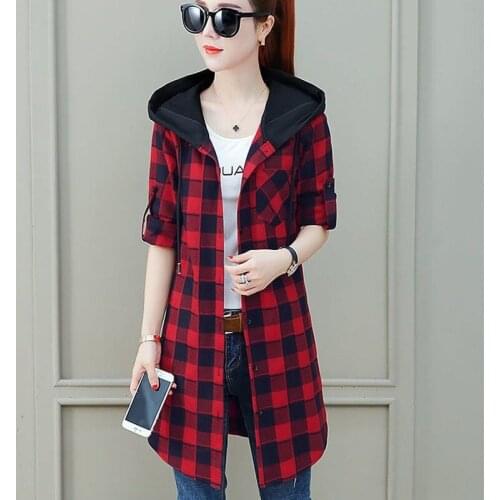 Fafallduo Womens Hooded Shirts