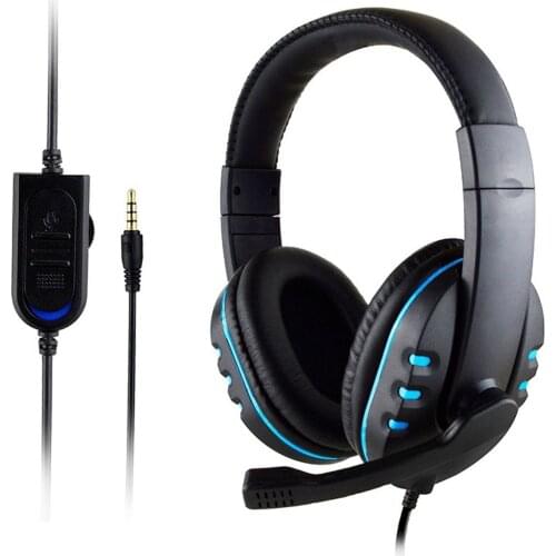 Gaming Headset Earphone Wired Gamer Headphone Stereo Sound Headsets with Mic Computer PC Gamer Portable Headphones For PS4