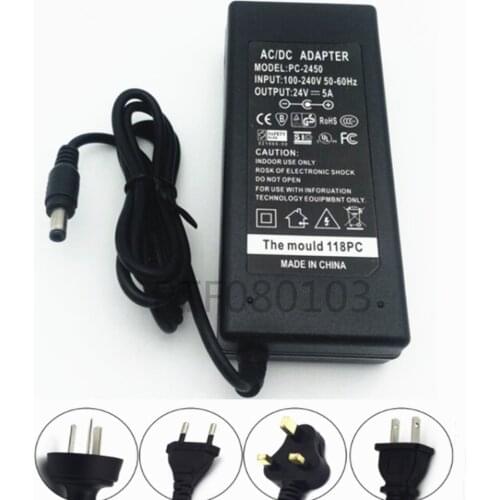 24v 5A 5000ma switching power supply LED voltage transformer power supply 24 v power supply 24v5a power adapter 120W