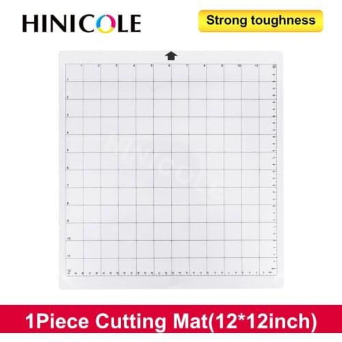 Hinicole 5pcs Cutting Mat for Silhouette Cameo 3/2/1 [Standard-grip,12x12 Inch,1pack] Adhesive Sticky Non-slip Flexible Gridded