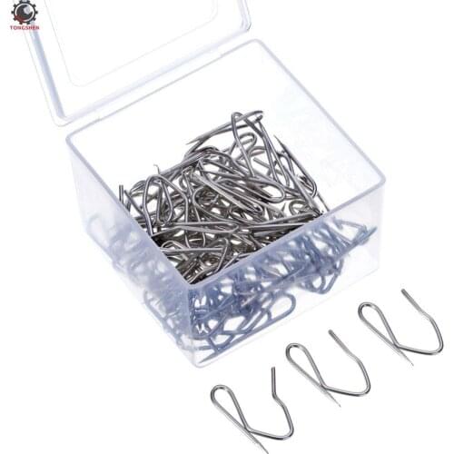 58Pack Metal Curtain Hooks Drapery Curtain Hooks Pinch Pleat Pin Pin-On Drapery Hooks for Window Curtain Door Shower Curtain