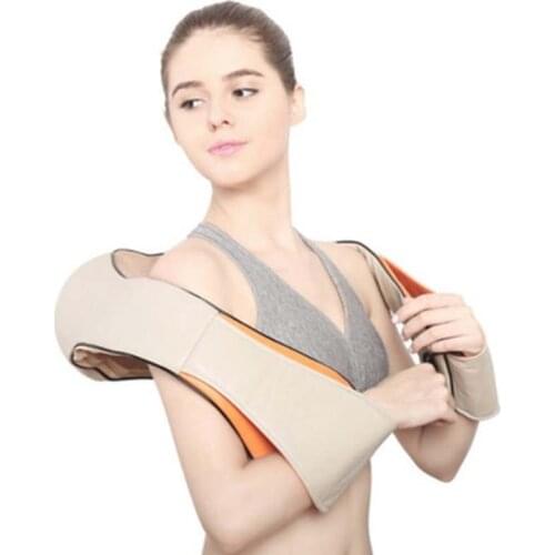 U Shape Electrical Shiatsu Back Neck Shoulder Massager Body Spa Infrared 4D kneading Massage Device Car Home Dual Use Masaje