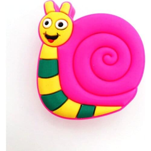 Soft Single Hole Cabinet Handles Cute Snails Look Wardrobe Door Pull Knobs for Childrens Room Furniture Drawer Desser desk Knob
