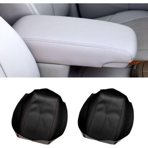 Soft Leather Armrest Cover For Toyota Avalon 2005 2006 2007 2008 2009 2010 2011 2012 Car Center Control Armrest Box Cover Trim