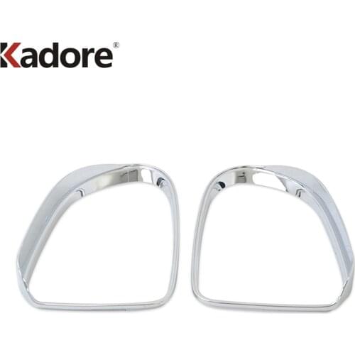 For Hyundai Santa Fe 2019 2020 Car rearview mirror rain Eyebrow Visor Shade Shield Water Guard Rain Cover Accessories