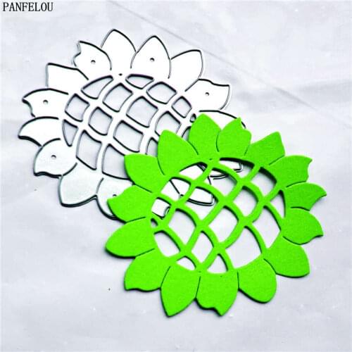 PANFELOU Sunflower disk flower paper die cutting dies metal craft Scrapbooking/DIY Easter wedding Embossing mould cards