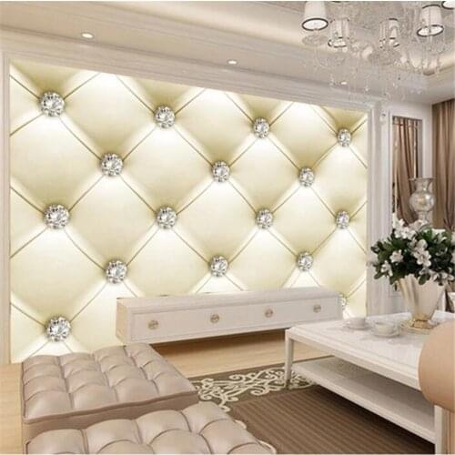 Custom wallpaper 3d mural atmosphere soft bag background wall painting living room bedroom wall papers home decor 3d wallpaper