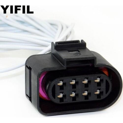 8 Pin/Way GTI Rear Light Lamp Connector Automotive Electrical Plug With Wire Cable Pigtail Repair For AUDI A4 A6L VW 8D0973734