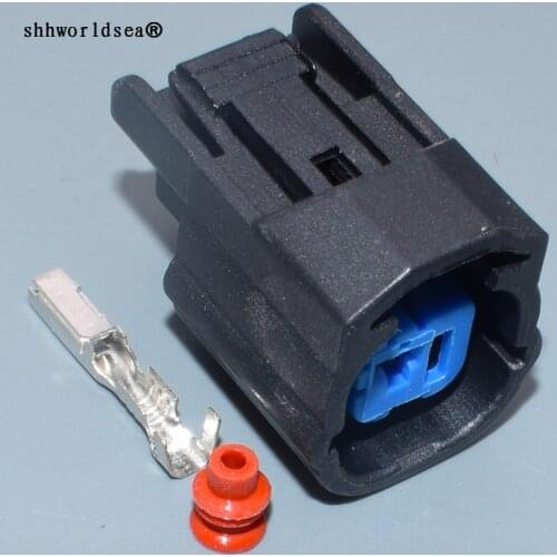 Shhworldsea 1Pin Female Knock Sensor Horn Speaker Connector Plug With Pigtail For Honda Fit Accord CRV Odyssey Civic 6189-0591