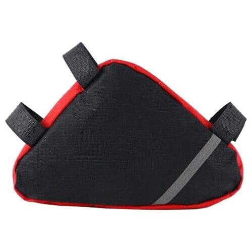 Bicycle Triangle Bag, Carrying Belt, Waterproof Storage, Riding Bag, Front Beam Bag