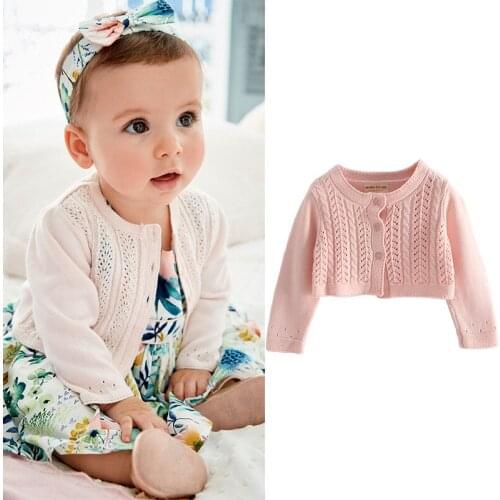 Girls Knit Cardigan Short Jacket Europe America Hollow Childrens Sweater Shawl Spanish Sweater Coat Girls Princess Jacket