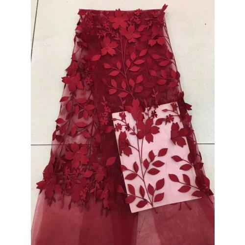 Embroidered lace fabric with high quality shinning French net lace SYJ-43054 top quality for party dress