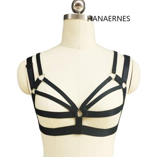 Women Body Harness Bra Chest Bondage Erotic Lingerie Cage Festival Clothing Body Chain Harness Goth Clothes Punk Goth Rave bra