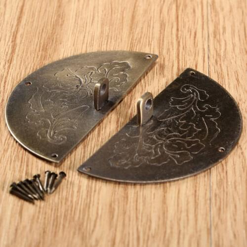 1X Antique Bronze Box Furniture Chinese Pull Handles Diameter 75mm/2.95" Drawer Cabinet Cupboard Jewelry Box Handles Knob