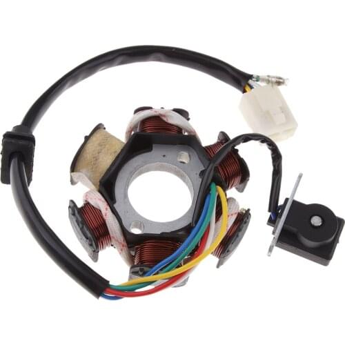 6-Pole Magneto Stator Coil 29mm Centre Hole for 110cc 125cc Motocycle ATV
