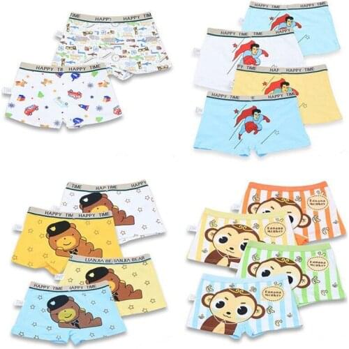 8Pcs/lot Clothing Boxer/ Modal Underwear/ Cartoon Childrens Pants/ Cotton Boys' Underwear
