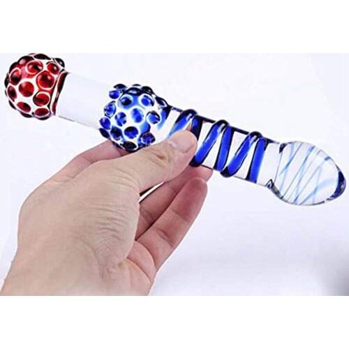 Glass Anal Beads Butt Plug G Spot Anus Dilator Stimulator Dildo Anal Plugs Buttplug Prostata Massager for Man Women Sex Toys
