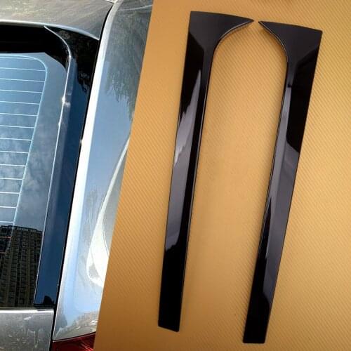 2Pcs Car Rear Window Spoiler Canard Air Splitter Side Wing Fit For Skoda Octavia Estate 2014 2015 2016 2017 2018 2019
