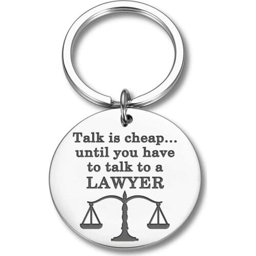 Funny Lawyer Keychain New Lawyer Gift Attorney Gift Law School Graduation Gift Law Student Gift Birthday Gifts Key Chain