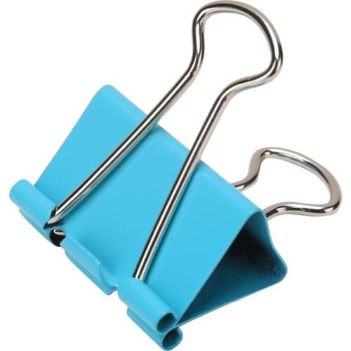 Deli 8553 Binder Clip 32mm Color clip 24pcs/barrel Wholesale and Retail