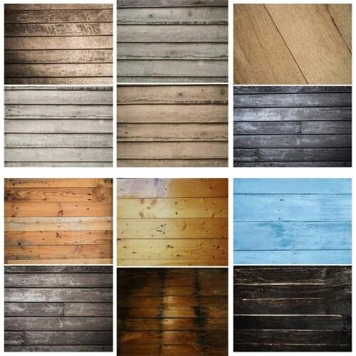 Wooden Splice Board Plank Texture For Food Baby Photophone Backdrop Photo Studio Props Photography Background Vinyl