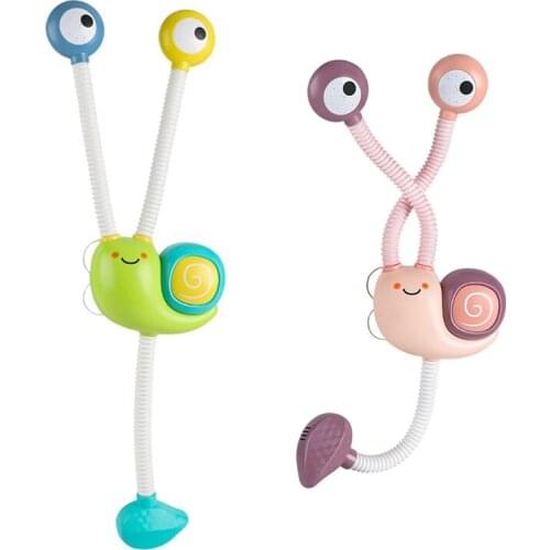 Baby Water Spray Bath Toys Cute Snail Bathing Toys Play Water Spraying Children Shower Floating Toys for Children Gifts