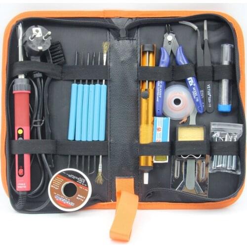 CXG Electric Soldering iron LED Digital Adjustable Temperature Ceramics Heater 900M Iron tips Toolkit E60WT E90WT E110WT