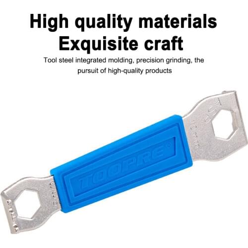 TOOPRE Mountain Bicycle Crankset Bolt Fixed Wrench Road Bike Crank Cover Chain Wheel Spanner Dissassembly Repair Tools Cycling