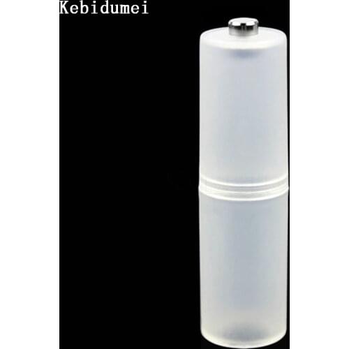 Kebidumei 5Pcs AAA to AA Size Cell Battery Converter Adapter Batteries Holder Storage Box Plastic Case Switcher Wholesale