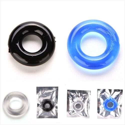 1/5pcs Penis Rings Crystal Ejaculation Delay Cockring Silicone Cock Erection Ring Stretcher Erotic Adult Sex Toys for Men Male