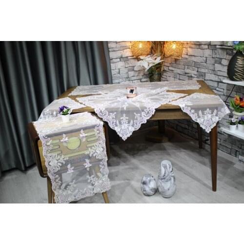 Acacia 5 Piece Lounge Set Cream Lilac