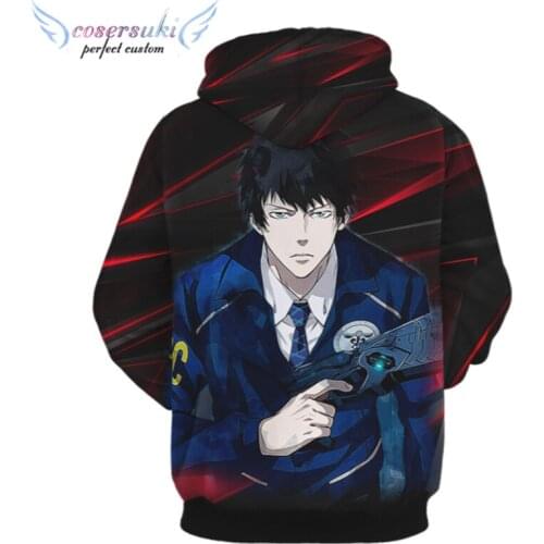 New style Japanse Anime Psycho-Pass 3D sweater cosplay anime Costume Stage Performance Clothes , Perfect Custom for You