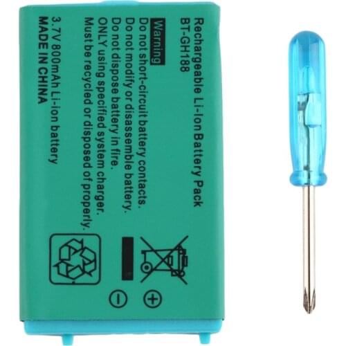 3.7V 850 mAh Rechargeable Battery for for Nintend for Game Boy Advance SP Systems with Screwdriver lithium battery