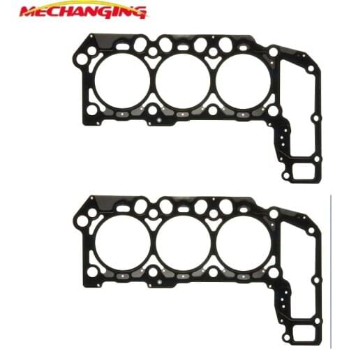 EKG For DODGE COMMANDER JEEP CHEROKEE 2PCS Metal Cylinder Head Gasket Engine shim Auto Parts Engine Gasket 53020989