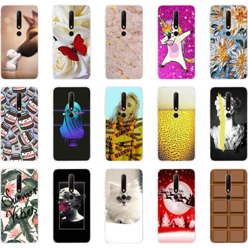 Silicon Case For Nokia 6.1 Case Soft TPU Phone Case For Nokia 6.1 Cover Coque Bumper