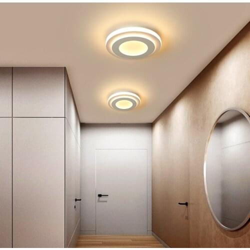Modern LED Ceiling Lights Round Square Lighting For Bedroom Kitchen Aisle Corridor Indoor Lamps Fixtures Lustres Lampadari Dero