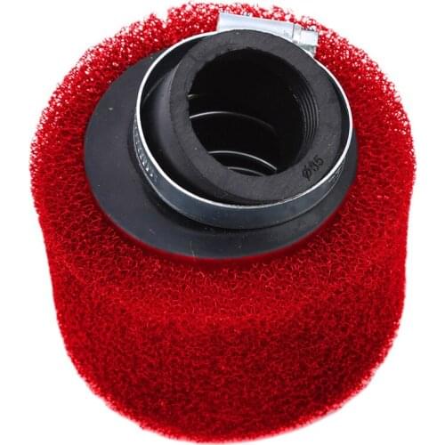 45mm 45 Degree Air Filter For ATV Dirt Pit Bike Pit Bike Motocross Motorcycle Carburetor Motorcycle Accessorices Parts