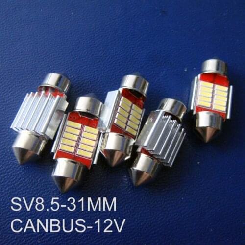 High quality 12V 31mm Auto Festoon Led Lamps CANBUS Error Free Led Car Interior Dome Lamp Reading Bulbs free shipping 50pcs/lot