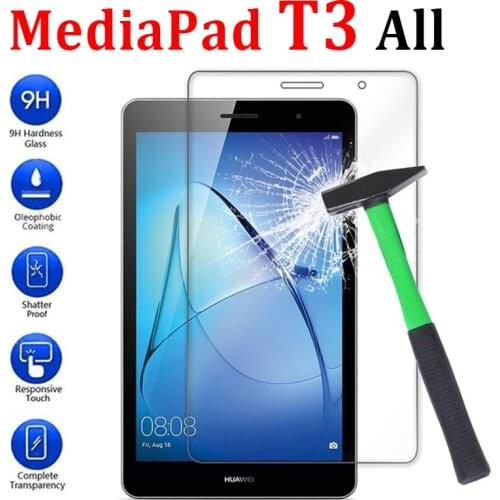 Tempered Tablet Glass On The For Huawei Mediapad T3 7 8 9.6 inch 3T screen protector Media Pad 4G Wifi version Protect Glas Film