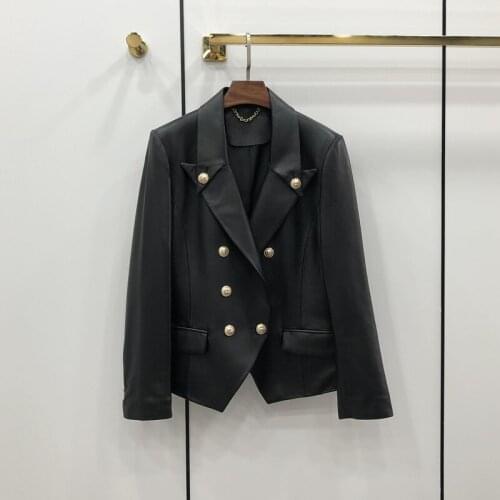 2021 Woman Coats Natural 100% Sheepskin Leather Jackets Female Windbreaker Sheepskin Leather Overcoat H611