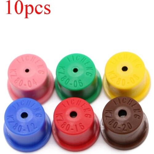 10PCS Hollow Cone Round Atomizing Nozzle High Pressure Anti-drip Spray Atomization for Plant Agriculture UAV Pesticide Sprayer